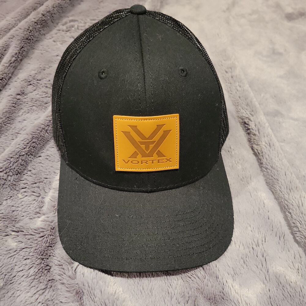 Vortex Trucker Hat Black Unisex Optics Barneveld Black 112 Trucker Cap